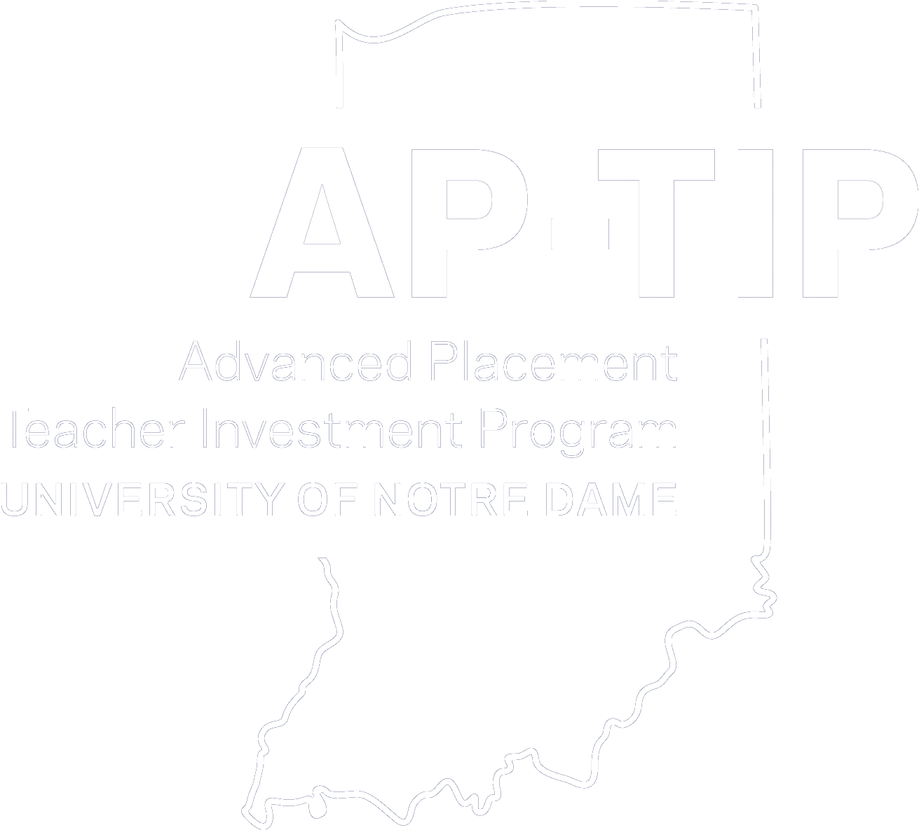 AP TIP Logo white letters